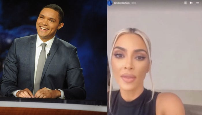 Trevor Noah takes a hilarious dig at Kim Kardashian’s endorsement video for LA mayor