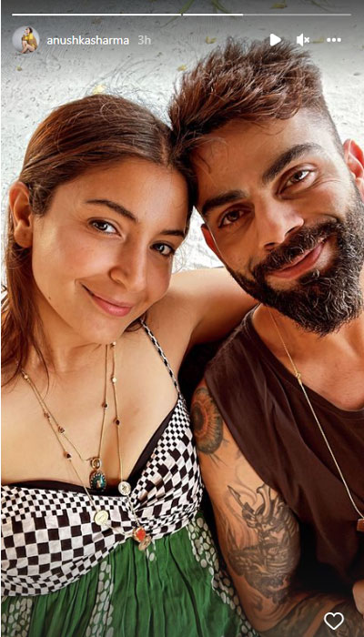 Anushka Sharma shares loved up snap with hubby Virat Kohli from their vacation: See pic