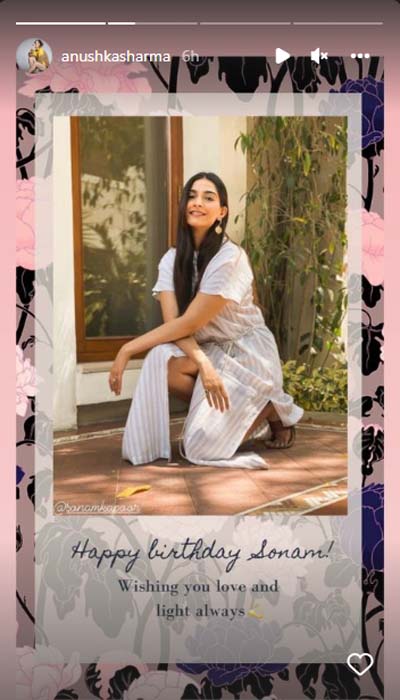 Sonam Kapoor Birthday: Actor receives love from Anil Kapoor, Anushka Sharma & others