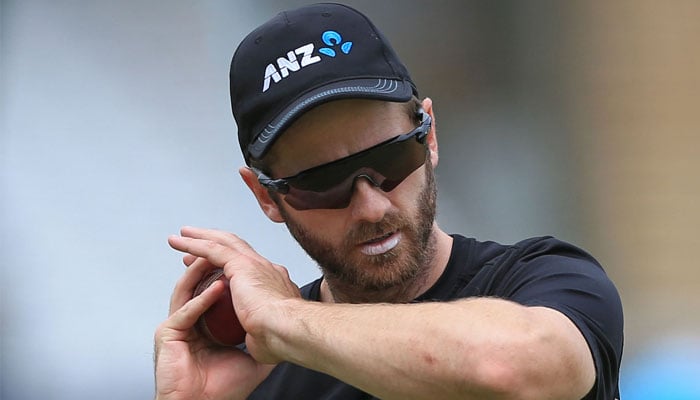 New Zealands captain Kane Williamson catches a ball during a team training session ahead of the second Test cricket match between England and New Zealand at Trent Bridge in Nottingham, central England. Photo— Lindsey Parnaby / AFP