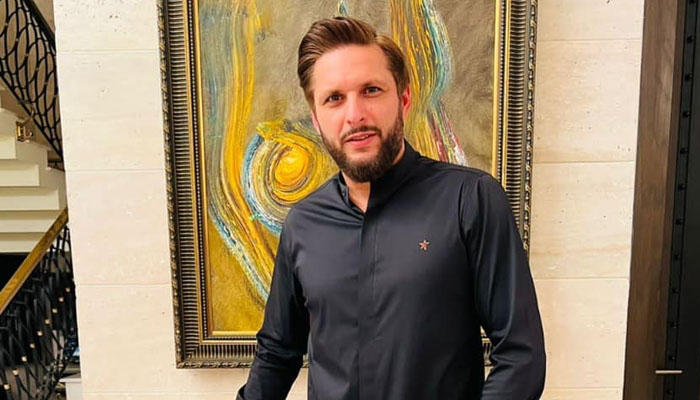 Former captain Shahid Afridi. Photo— Facebook