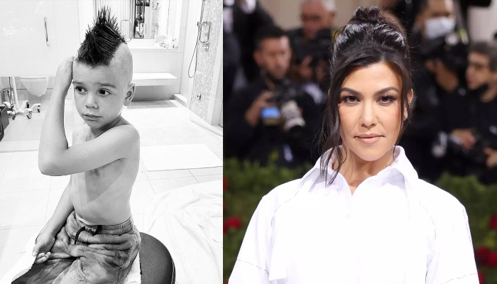 Kourtney Kardashian’s son Reign channels rockstar vibes with new Mohawk look