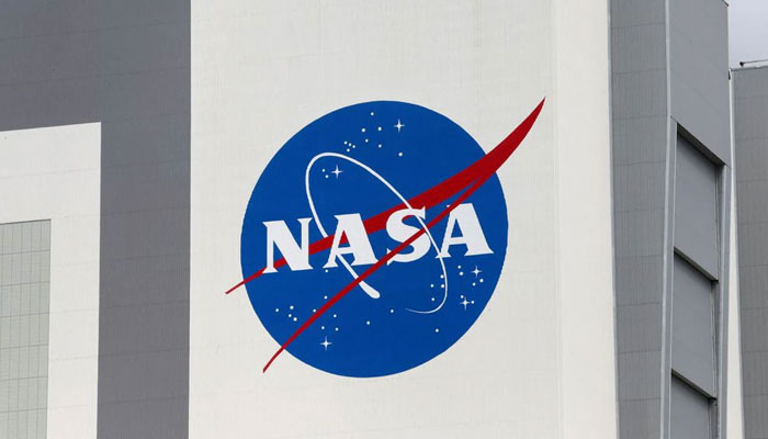 The NASA logo is seen at Kennedy Space Center in Cape Canaveral, Florida, US, April 16, 2021.  — Reuters/File