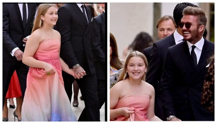 David Beckham cuts dapper figure in black suit as he steps out for theatre event in Venice