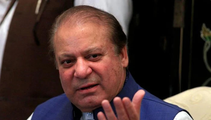Nawaz Sharif, former prime minister and leader of PML-N, gestures during a news conference in Islamabad, Pakistan May 10, 2018. — Reuters
