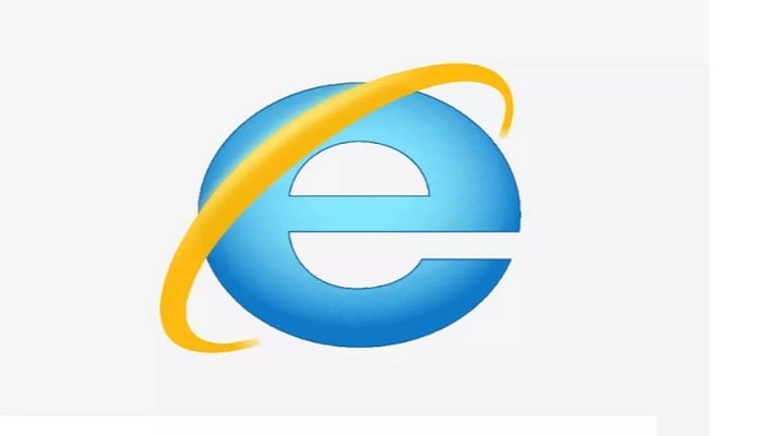 Internet Explorer logo.—AFP