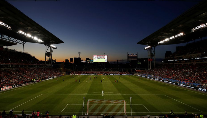 Toronto FC play DC United at BMO Field, a venue for the 2026 FIFA World Cup, in their MLS soccer match in Toronto, Ontario, Canada, June 13, 2018. — Reuters