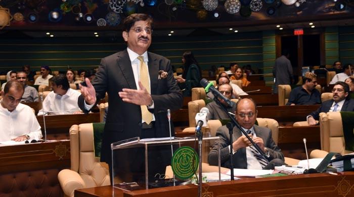 Amid ruckus, CM Murad Ali Shah unveils ‘tax-free’ Rs1.71tr Sindh budget