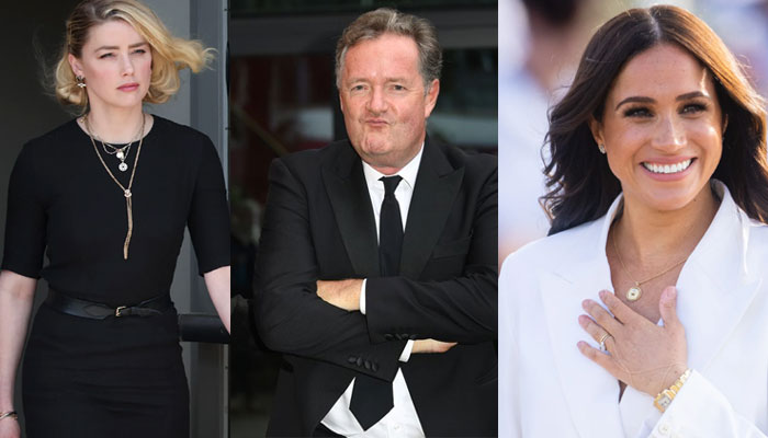 Piers Morgan takes another swipe at Amber Heard, Meghan Markle