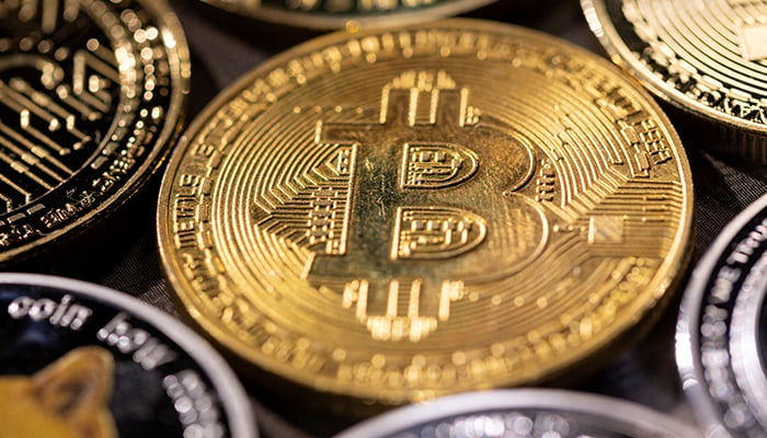 Representation of cryptocurrency bitcoin is seen in this illustration taken November 29, 2021. — Reuters