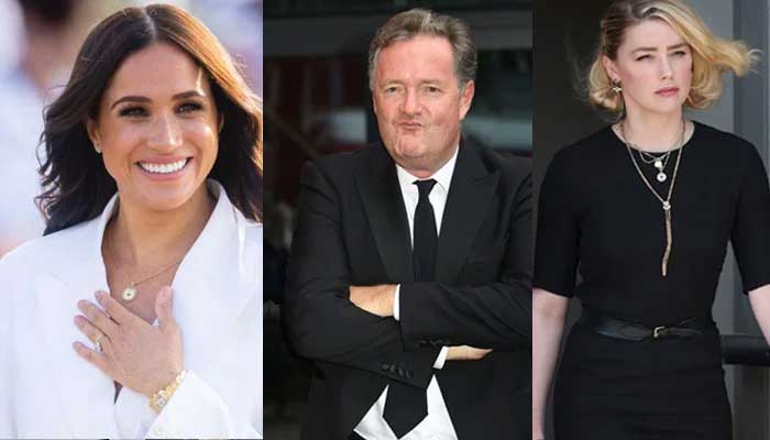 Piers Morgan faces backlash for comparing Amber Heard to Meghan Markle