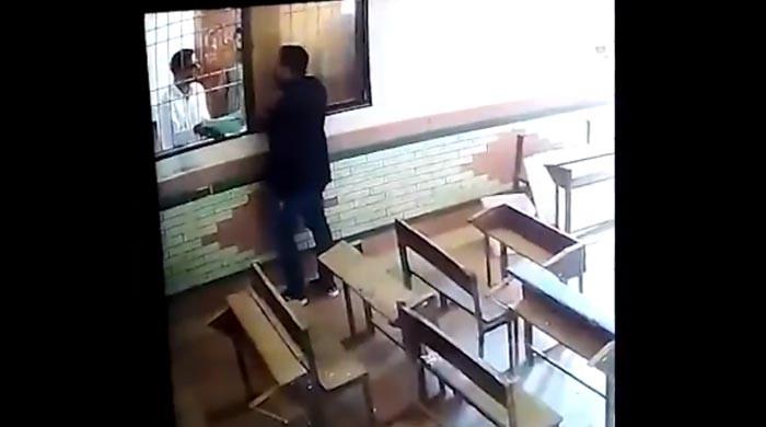 Watch: Presiding officer caught stealing ballot papers; taken into custody