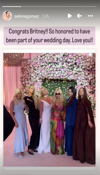 Selena Gomez says Britney Spears wedding was a ‘beautiful’ affair