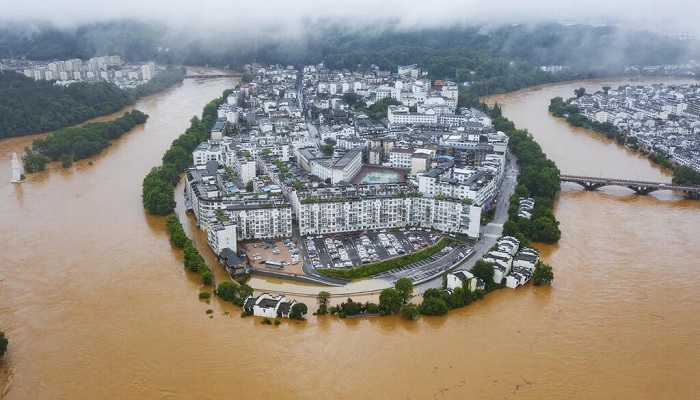 Parts of southern China have been hit by the heaviest rain in decades.—AFP