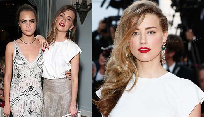 Amber Heard and Cara Delevingnes unverified photos go viral