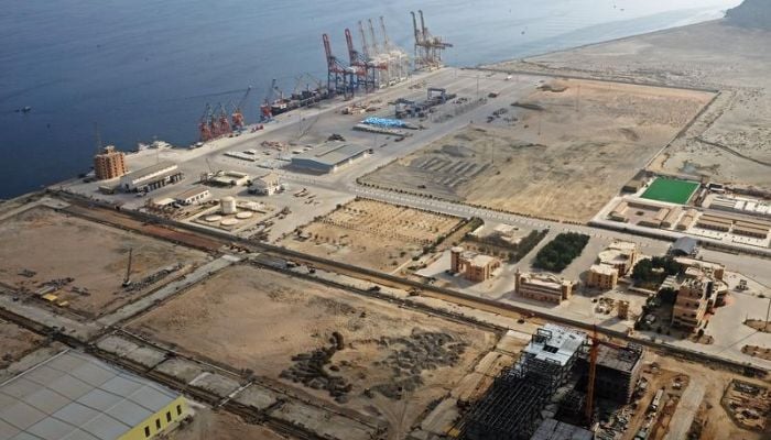 A general view of Gwadar port in Gwadar, Pakistan October 4, 2017 — Reuters