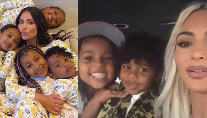 Kim Kardashians children steal spotlight as they irritate their mom during her Insta Live