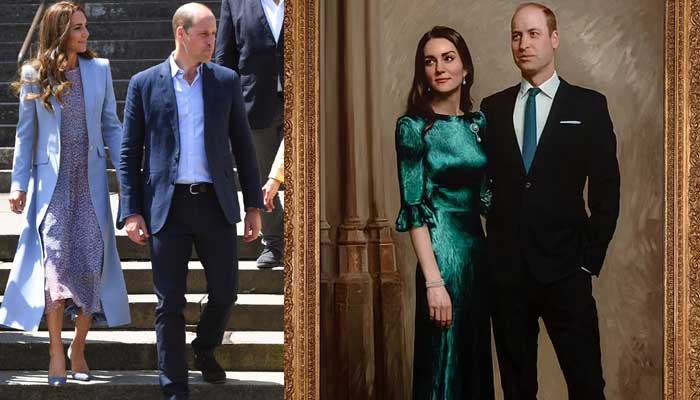 Kate Middleton and Prince Williams first official joint portrait unveiled - Fans react with delight