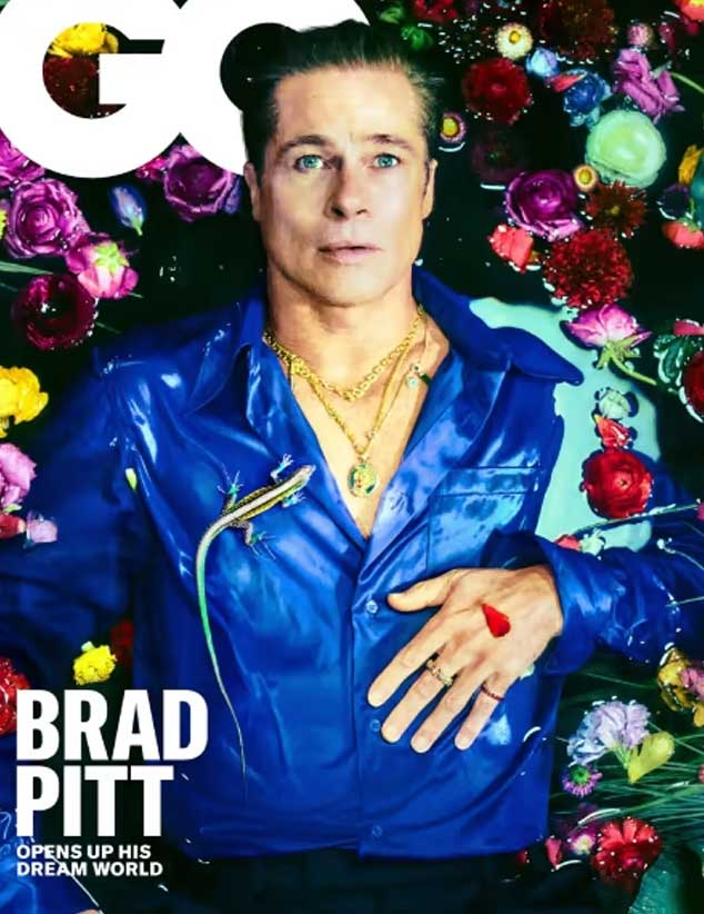 Pemotretan terbaru Brad Pitt untuk sampul majalah memicu reaksi