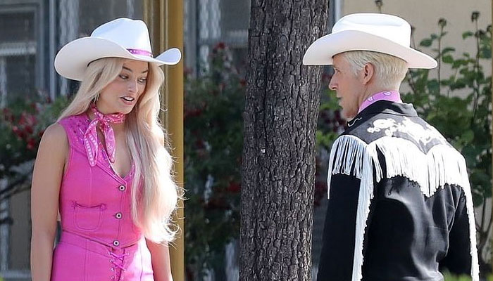 Margot Robbie, Ryan Gosling spotted shooting for ‘Barbie’: See pics