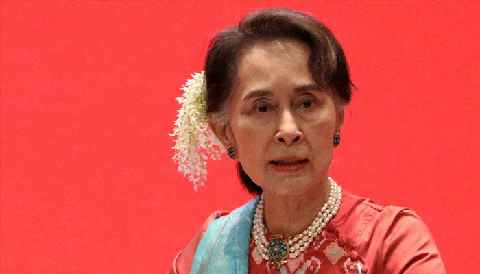 Myanmars State Counsellor Aung San Suu Kyi attends Invest Myanmar in Naypyitaw, Myanmar, January 28, 2019. Photo—REUTERS/Ann Wang/File Photo