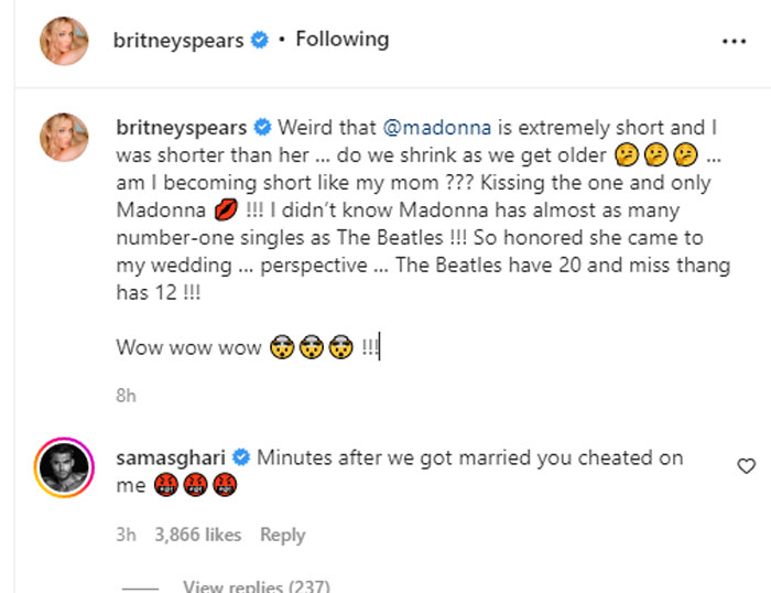 Britney Spears cheats on Sam Asghari after wedding?