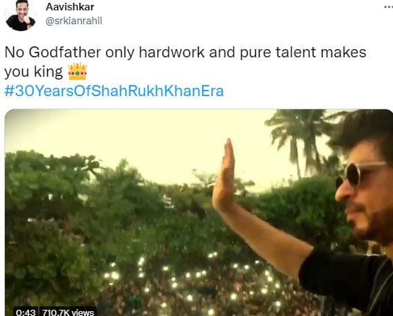 Twitter celebrates Shah Rukh Khan’s 30 years in Bollywood: Changes Indian Cinema