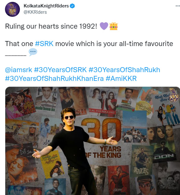 Twitter celebrates Shah Rukh Khan’s 30 years in Bollywood: Changes Indian Cinema