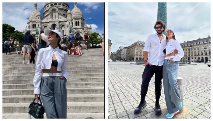 Malaika Arora, Arjun Kapoor deck up in white as they pose stylishly in Paris