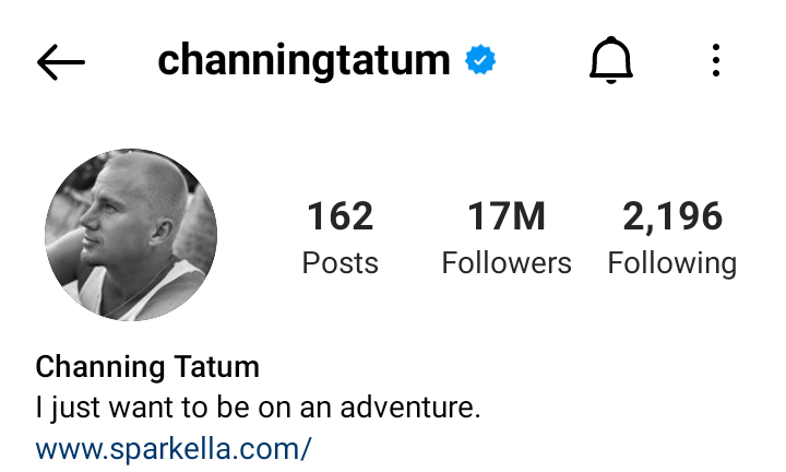 Channing Tatum hits 17 million followers on Instagram