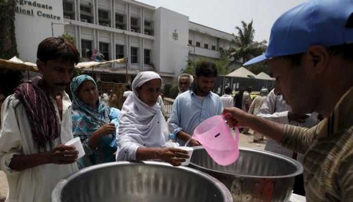 Pakistan has experienced unusually hot and humid weather and unprecedented shortages of water in the Indus Basin canal system — Reuters