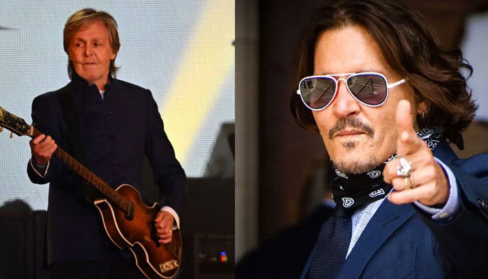 Paul McCartney under fire for featuring Johnny Depp clip at Glastonbury