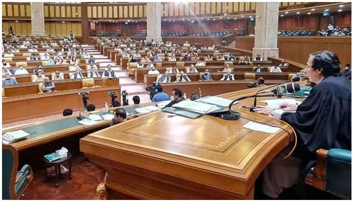 A representational image of Punjab Assembly Speaker Chaudhry Pervaiz Elahi chairing a session. — APP/File