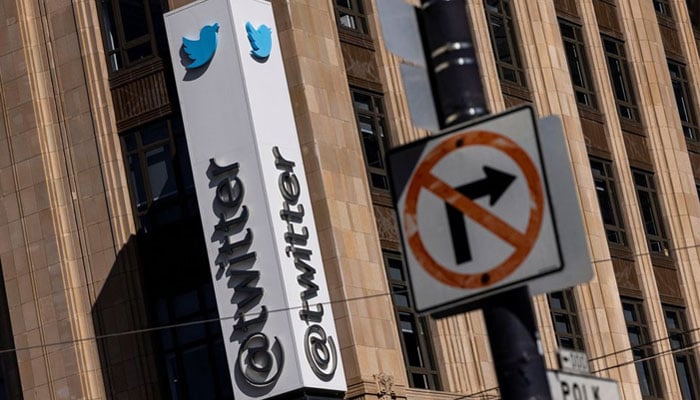 A Twitter logo is seen outside the company's headquarters in San Francisco, California, US. — Reuters