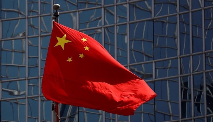 The Chinese national flag is seen in Beijing, China April 29, 2020.—Reuters