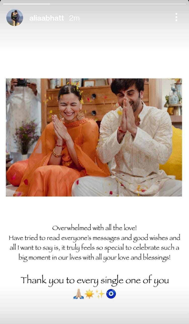 Mom-to-be Alia Bhatt pens heartfelt note to fans: Overwhelmed with all the love