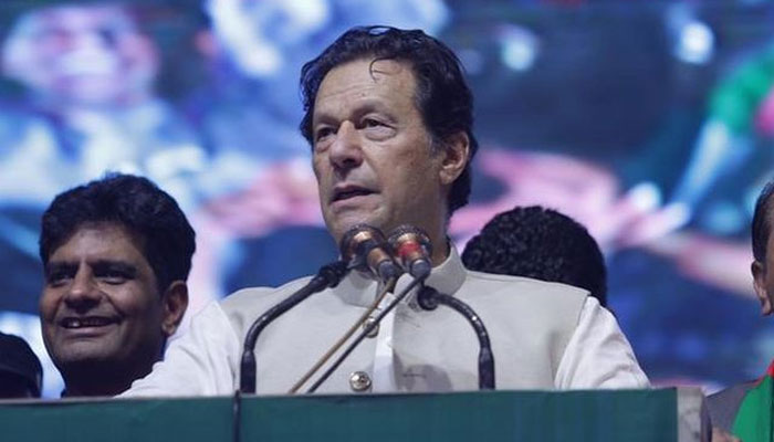 PTI Chairman Imran Khan addresses Workers Convention PP170 , Lahore. — Instagram