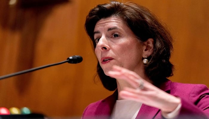Commerce Secretary Gina Raimondo testifies on Capitol Hill in Washington, D.C. — Reuters