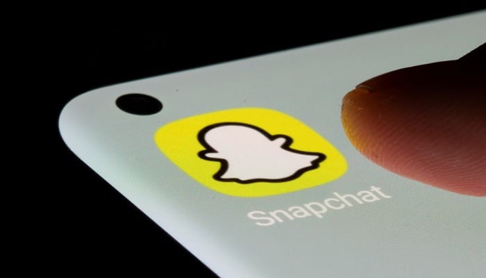 Snapchat app is seen on a smartphone in this illustration taken, July 13, 2021. —Reuters