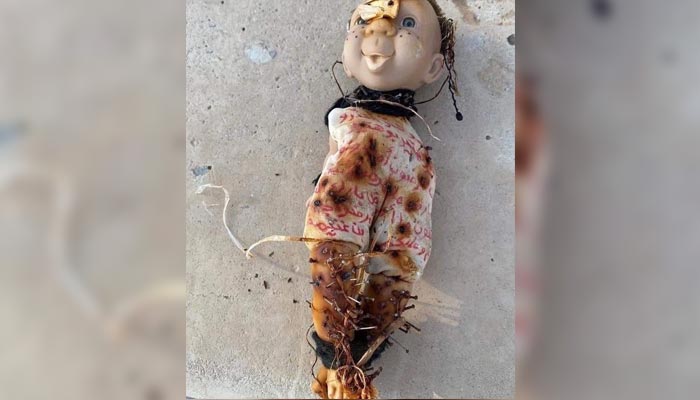 Representational image of a rag doll being used in black magic. — Twitter/@AliArmanKhan69