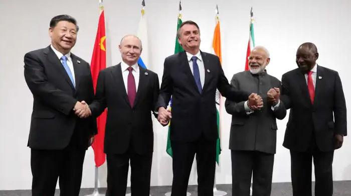 Why was Pakistan left out of a BRICS event?
