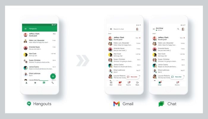 Google will help automatically migrate your Hangouts conversations, along with contacts and saved history.—Google