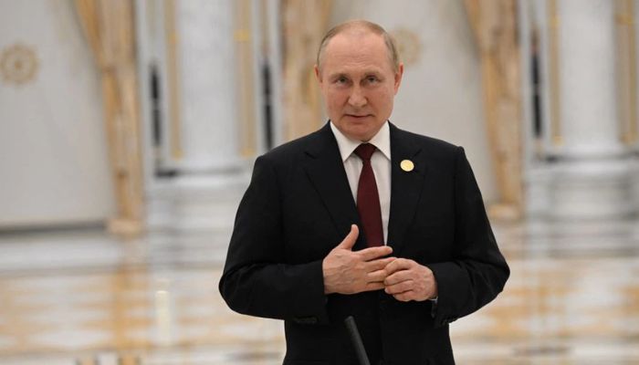 Russian President Vladimir Putin meets with journalists following Caspian Summit in Ashgabat, Turkmenistan June 29, 2022. Picture taken June 29, 2022. — Reuters