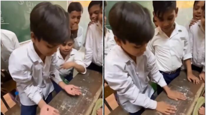 WATCH: Little boy leaves netizens awestruck with 'magic trick'