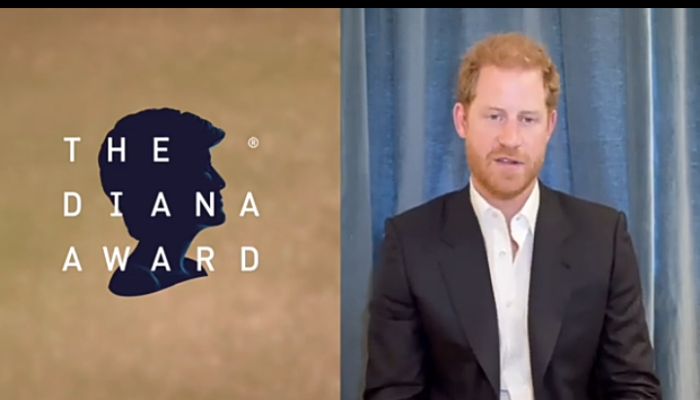 Princess Harry addresses The Diana Awards ceremony