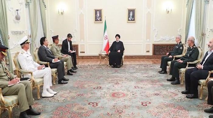 CJCSC Gen Raza, Iranian president discuss 'long-lasting defence cooperation'