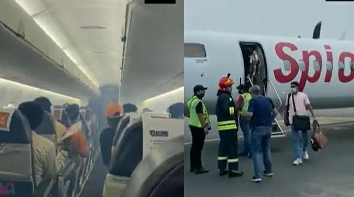 Watch: Indian flight makes emergency landing after smoke fills cabin