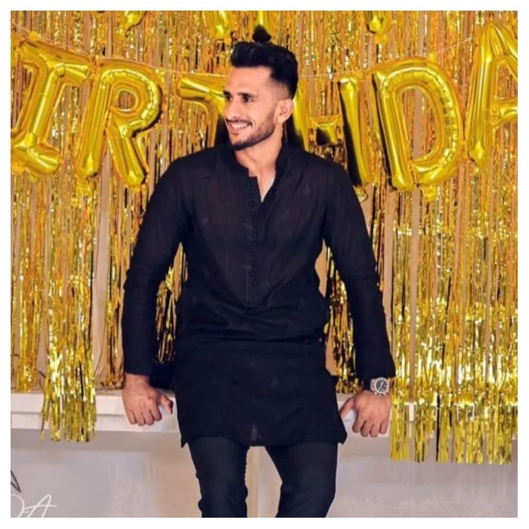 In pictures: Cricketer Hassan Ali celebrates birthday with wife in sparkling party