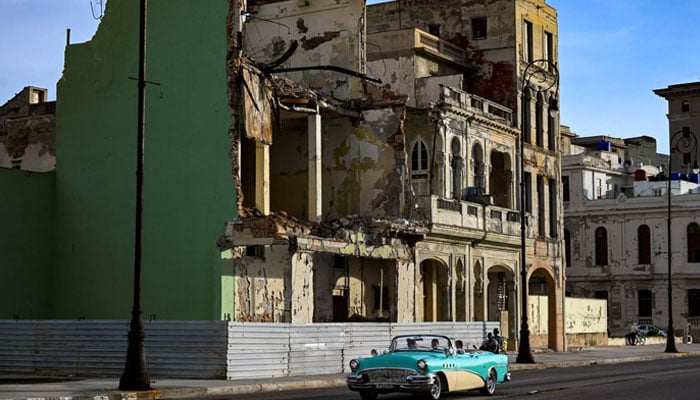 Building failures are more frequent in Cuba during the rainy and hurricane season from June to November.—AFP