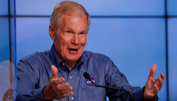 NASA Administrator Bill Nelson speaks prior to the launch of an Atlas V rocket carrying Boeings CST-100 Starliner capsule to the International Space Station in a do-over test flight at Kennedy Space Center in Cape Canaveral, Florida, U.S. July 29, 2021.—Reuters